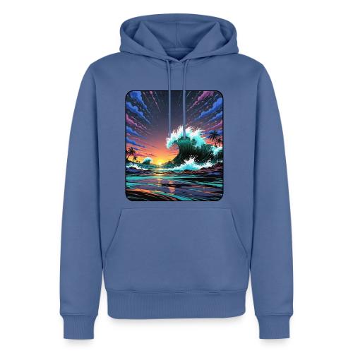 Infinite Wave Field - Men's Premium Hoodie