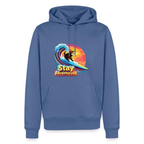 Surfing Kitten Adventure - Men's Premium Hoodie