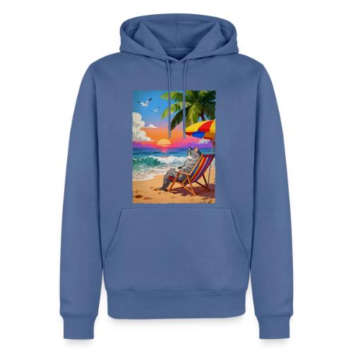 Rainbow Beach cat - Men's Premium Hoodie