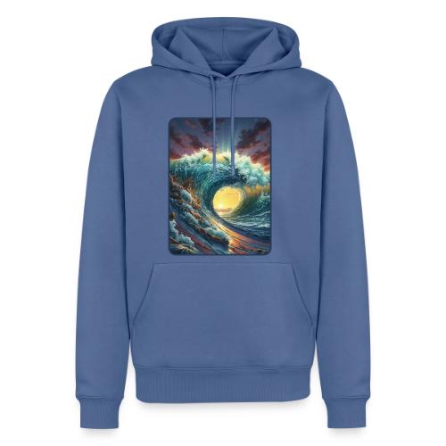 Eternal Circle Wave - Men's Premium Hoodie