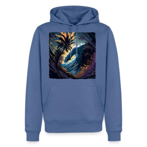 Moonlight Jungle Wave - Men's Premium Hoodie