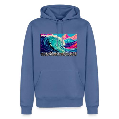 Crystal Lava Wave - Men's Premium Hoodie