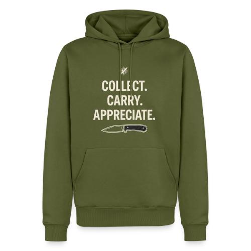 Collect Carry Appreciate Knife: Everyday Carry EDC - Men's Premium Hoodie