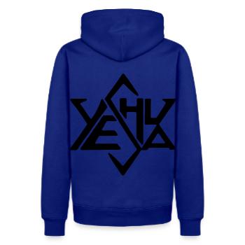 Yeshua Star - Men's Premium Hoodie - royal blue - Back