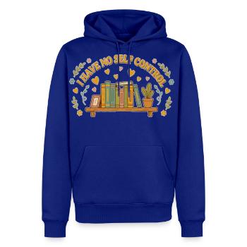 I Have No Shelf Control - Men's Premium Hoodie - royal blue - Front