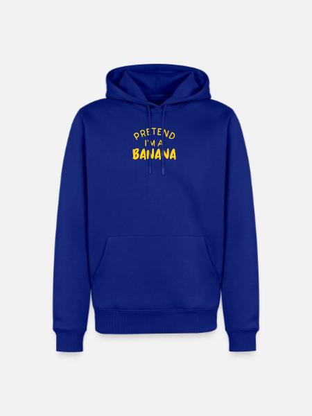 Pretend I m A Banana Funny Halloween - Men's Premium Hoodie - royal blue