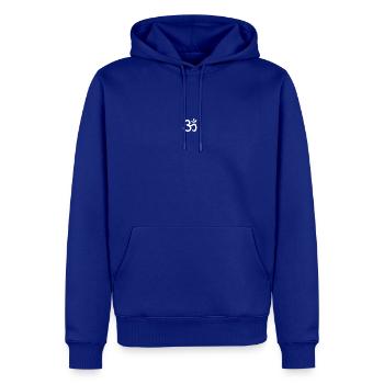 Om (White Ink) - Men's Premium Hoodie - royal blue - Front