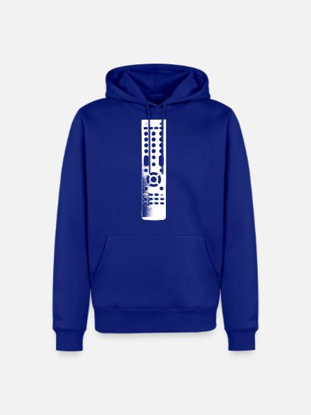 Remote Control Clear - Men's Premium Hoodie - royal blue