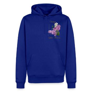 Vintage Lilac Flowers - Men's Premium Hoodie - royal blue - Front