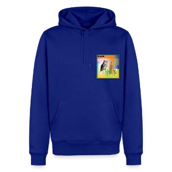 Flaco the Owl Colorblock CIty Design - Men's Premium Hoodie - royal blue - Front