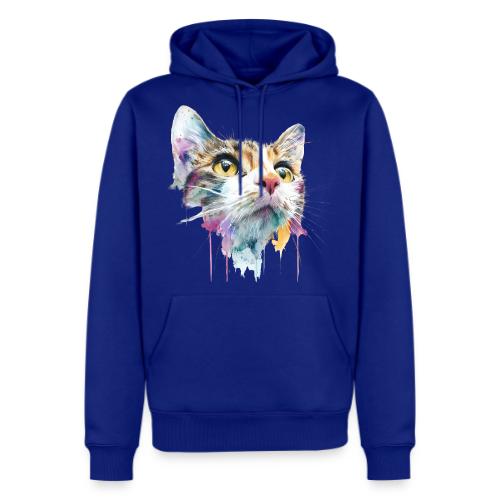 Chromatic Cat Splash - Men's Premium Hoodie