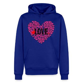 Love petals for him for her - Men's Premium Hoodie - royal blue - Front