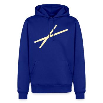 Drums - drumsticks - Men's Premium Hoodie - royal blue - Front