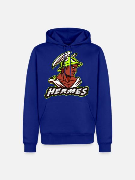 HERMES - Men's Premium Hoodie - royal blue
