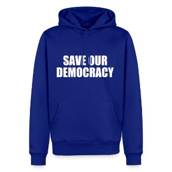 Save our democracy - Men's Premium Hoodie - royal blue - Front