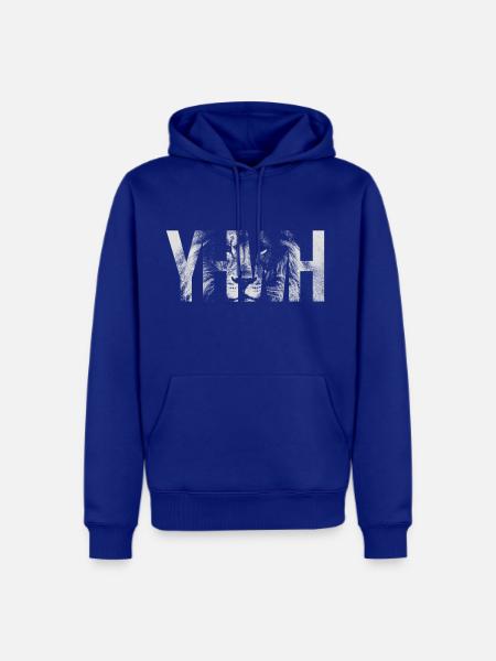 YHWH (Yahweh) Lion - Men's Premium Hoodie - royal blue