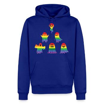 funny little gay ghost family - Men's Premium Hoodie - royal blue - Front