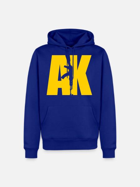 AK47 YELLOW - Men's Premium Hoodie - royal blue