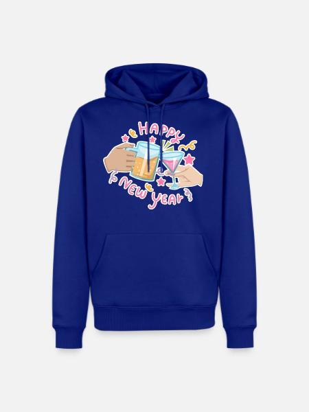 Happy new year - Men's Premium Hoodie - royal blue