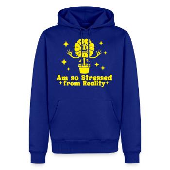 Stress From Reality Mono - Men's Premium Hoodie - royal blue - Front