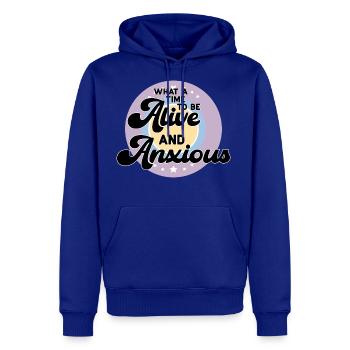 Alive Anxious cool - Men's Premium Hoodie - royal blue - Front
