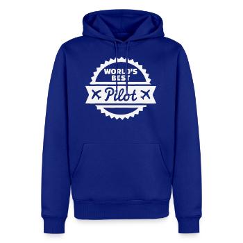 World s Best Pilot - Men's Premium Hoodie - royal blue - Front