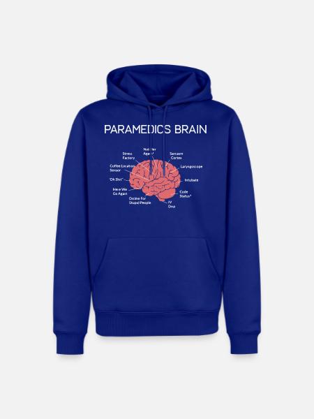 Paramedics Brain - Men's Premium Hoodie - royal blue