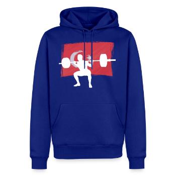 Turkish Squats Powerlifting - Men's Premium Hoodie - royal blue - Front