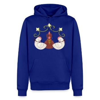Three French Hens - Men's Premium Hoodie - royal blue - Front