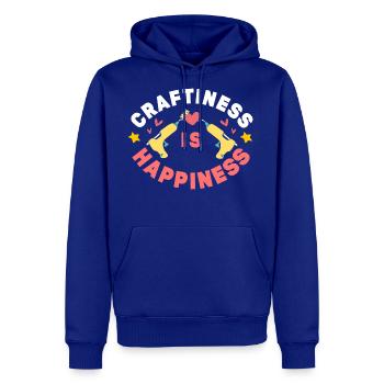 Craftiness Is Happiness Happy Crafter - Men's Premium Hoodie - royal blue - Front