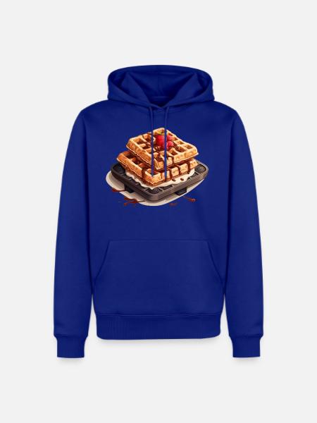 Waffles in the oven - Men's Premium Hoodie - royal blue