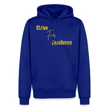 Strive for Excellence Gold - Men's Premium Hoodie - royal blue - Front