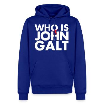 who is john galt - Men's Premium Hoodie - royal blue - Front