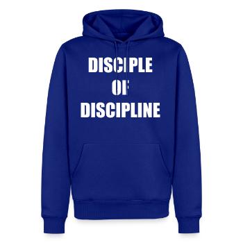 Disciple of Discipline nostalgia - Men's Premium Hoodie - royal blue - Front