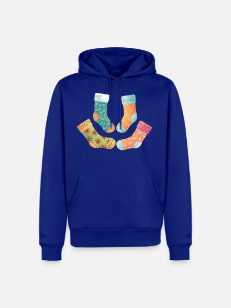 Cute Socks - Men's Premium Hoodie - royal blue