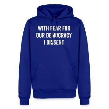 With Fear For Our Democracy - Men's Premium Hoodie - royal blue - Front