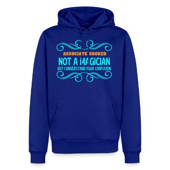 ASSOCIATE BROKER not magican - Men's Premium Hoodie - royal blue - Front