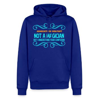 ASSOCIATE CONSULTANT not magican - Men's Premium Hoodie - royal blue - Front