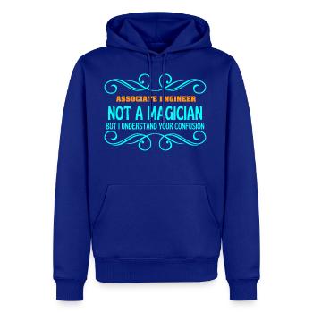 ASSOCIATE ENGINEER not magican - Men's Premium Hoodie - royal blue - Front