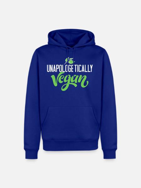 Unapologetically Vegan - Men's Premium Hoodie - royal blue
