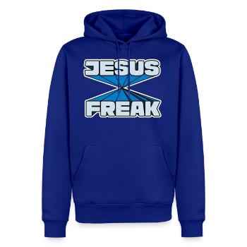 JESUS FREAK BLUE - Men's Premium Hoodie - royal blue - Front