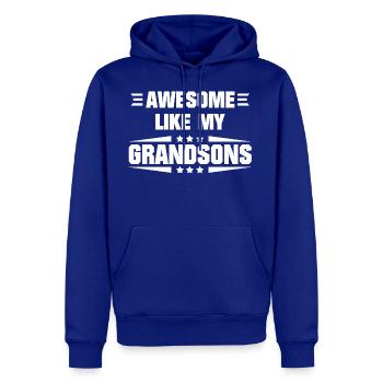 Awesome Like My Grandsons - Men's Premium Hoodie - royal blue - Front