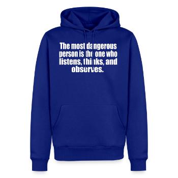 Dangerous Person - Men's Premium Hoodie - royal blue - Front