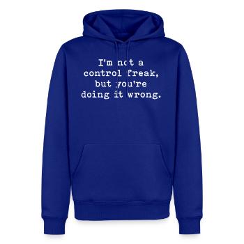 Control Freak - Men's Premium Hoodie - royal blue - Front
