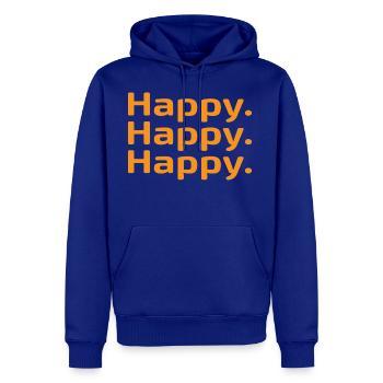 Happy Happy Happy - Men's Premium Hoodie - royal blue - Front