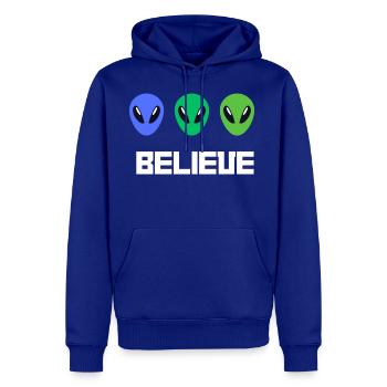 BELIEVE - Men's Premium Hoodie - royal blue - Front