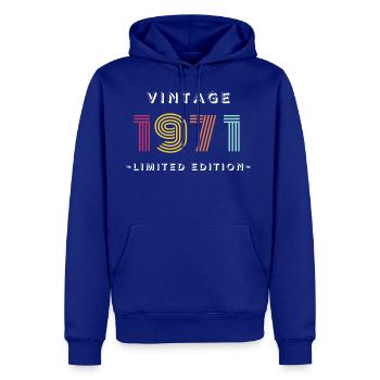 Born In 1971 - Men's Premium Hoodie - royal blue - Front