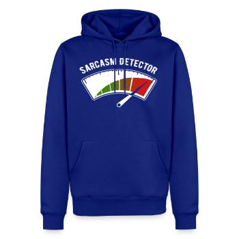 Sarcasm Detector Funny Witty Invention Ironic - Men's Premium Hoodie - royal blue - Front