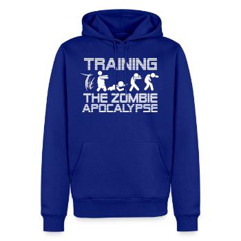 Training For The Zombie Apocalypse - Men's Premium Hoodie - royal blue - Front