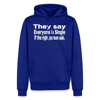 Single - Men's Premium Hoodie - royal blue - Front